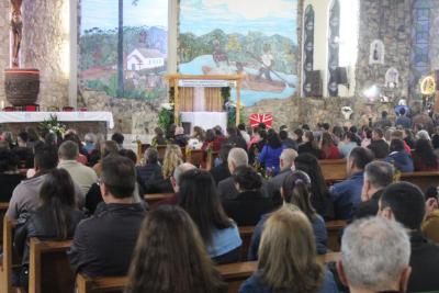 Missa dos romeiros abriu as celebrações das Santas Missas em Laranjeiras do Sul (12/10)